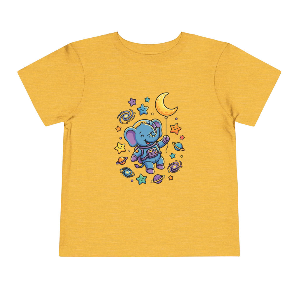 Moonie Toddler Short Sle  eve Tee – Cosmic Comfort for Little Explorers