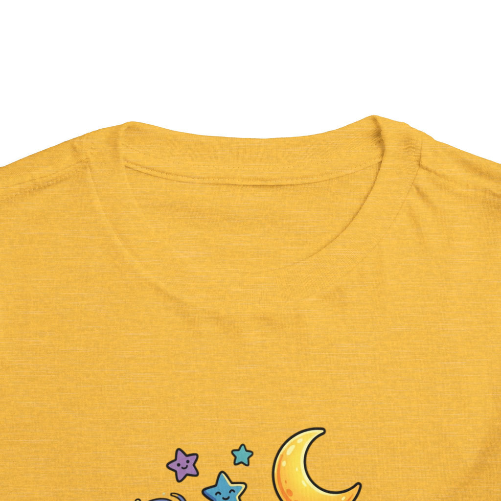 Moonie Toddler Short Sle  eve Tee – Cosmic Comfort for Little Explorers