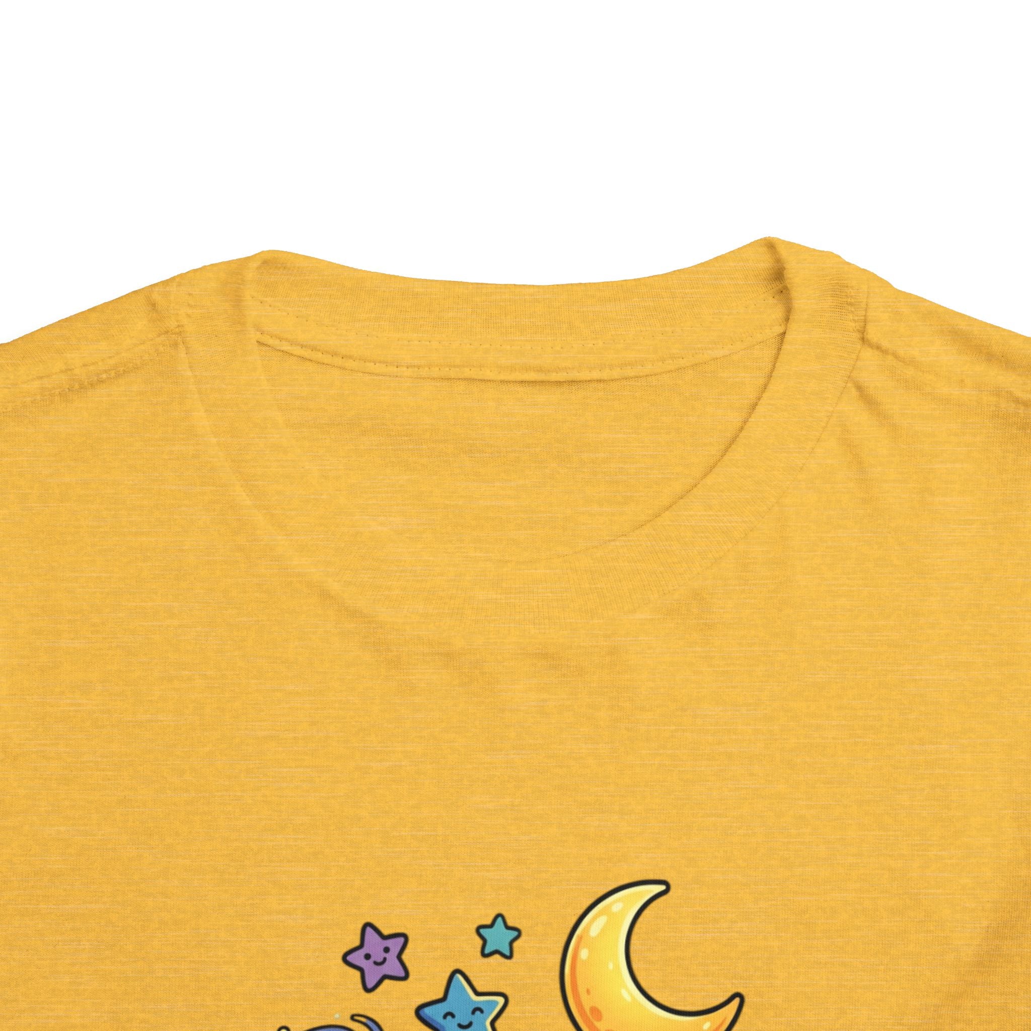 Moonie Toddler Short Sle  eve Tee – Cosmic Comfort for Little Explorers