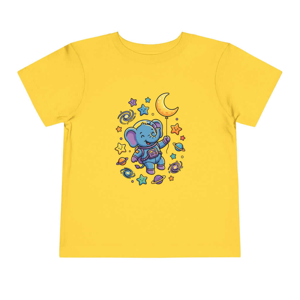 Moonie Toddler Short Sle  eve Tee – Cosmic Comfort for Little Explorers