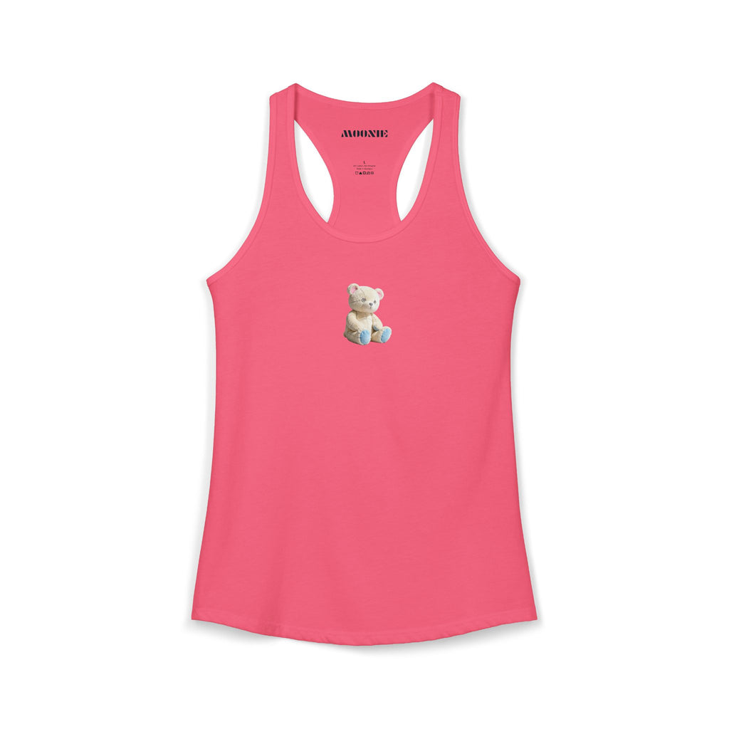 Moonie Women’s Ideal Racerback Tank | Cozy Bear Design