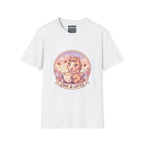 Women Softstyle Tee – Coffee & Horsie Charm