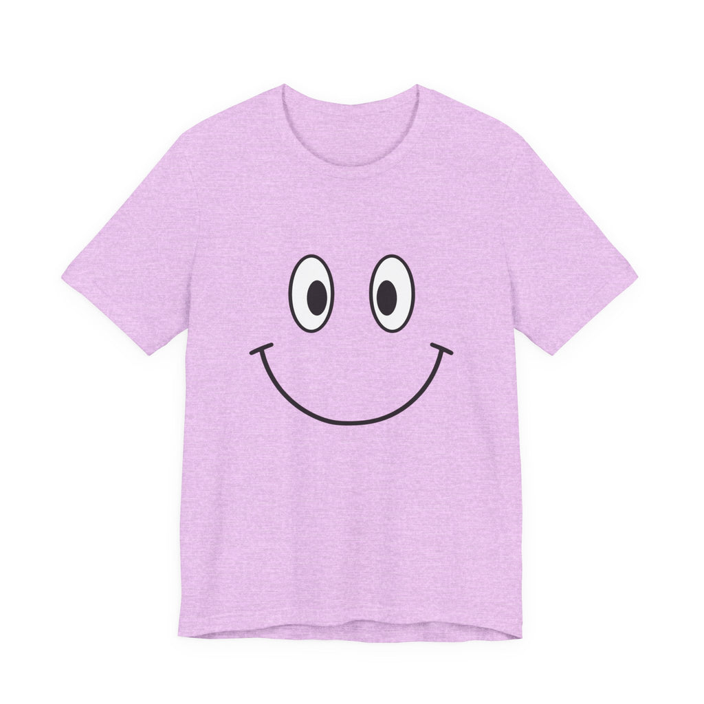 Unisex Jersey Short Sleeve Tee | Smile — a shirt that radiates positivity.