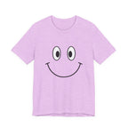 Unisex Jersey Short Sleeve Tee | Smile — a shirt that radiates positivity.