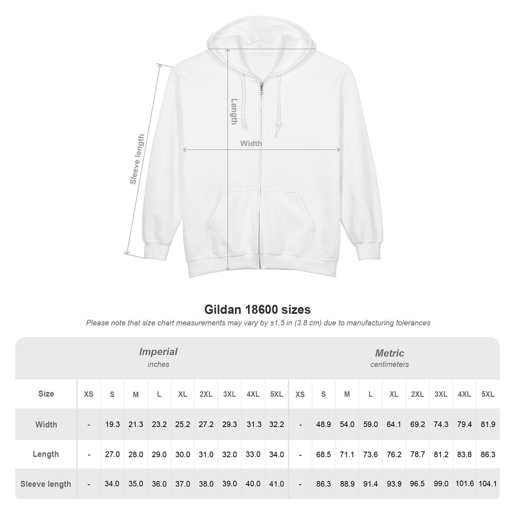 Heavy Blend™ Full Zip Hooded Sweatshirt
