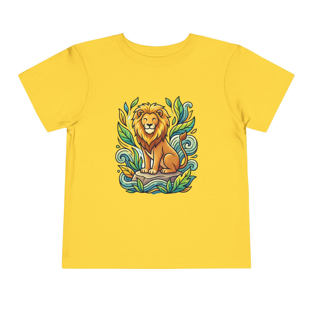 Moonie Toddler Short Sleeve Tee – Gentle Jungle Lion