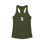 Moonie Women’s Ideal Racerback Tank | Cozy Bear Design