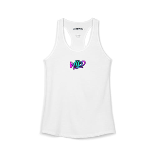 Moonie Women’s Racerback Tank – Wild