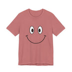Unisex Jersey Short Sleeve Tee | Smile — a shirt that radiates positivity.
