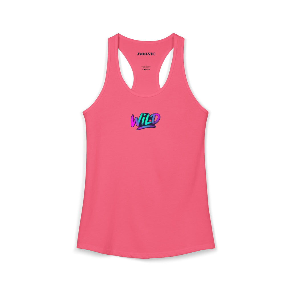 Moonie Women’s Racerback Tank – Wild