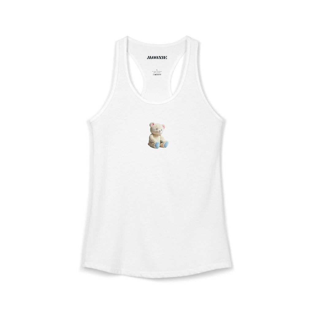 Moonie Women’s Ideal Racerback Tank | Cozy Bear Design