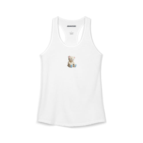 Moonie Women’s Ideal Racerback Tank | Cozy Bear Design