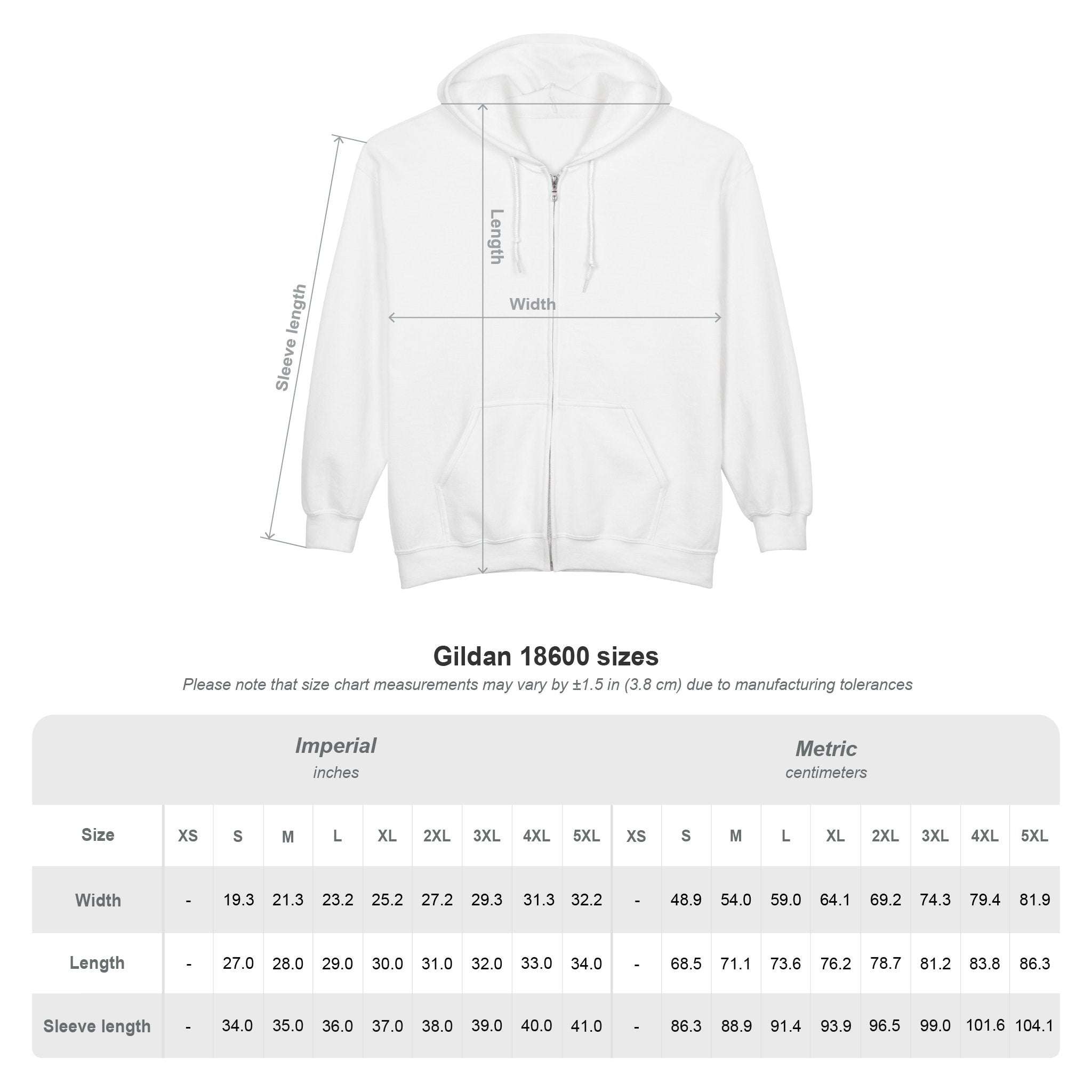 Heavy Blend™ Full Zip Hooded Sweatshirt