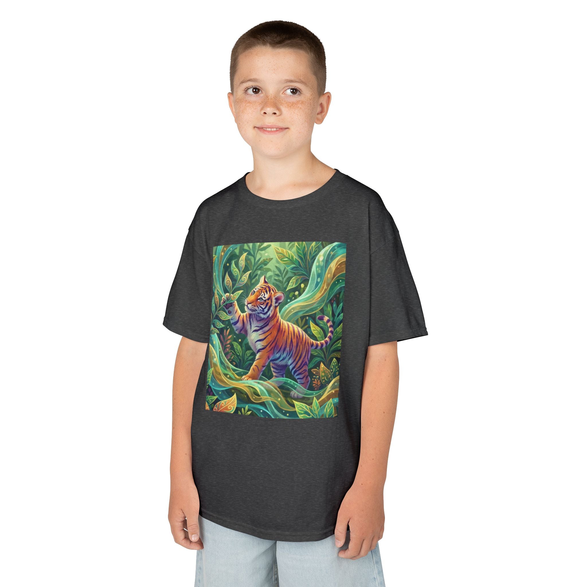 Toddler Short Sleeve Tee – Jungle Rhythm Tiger