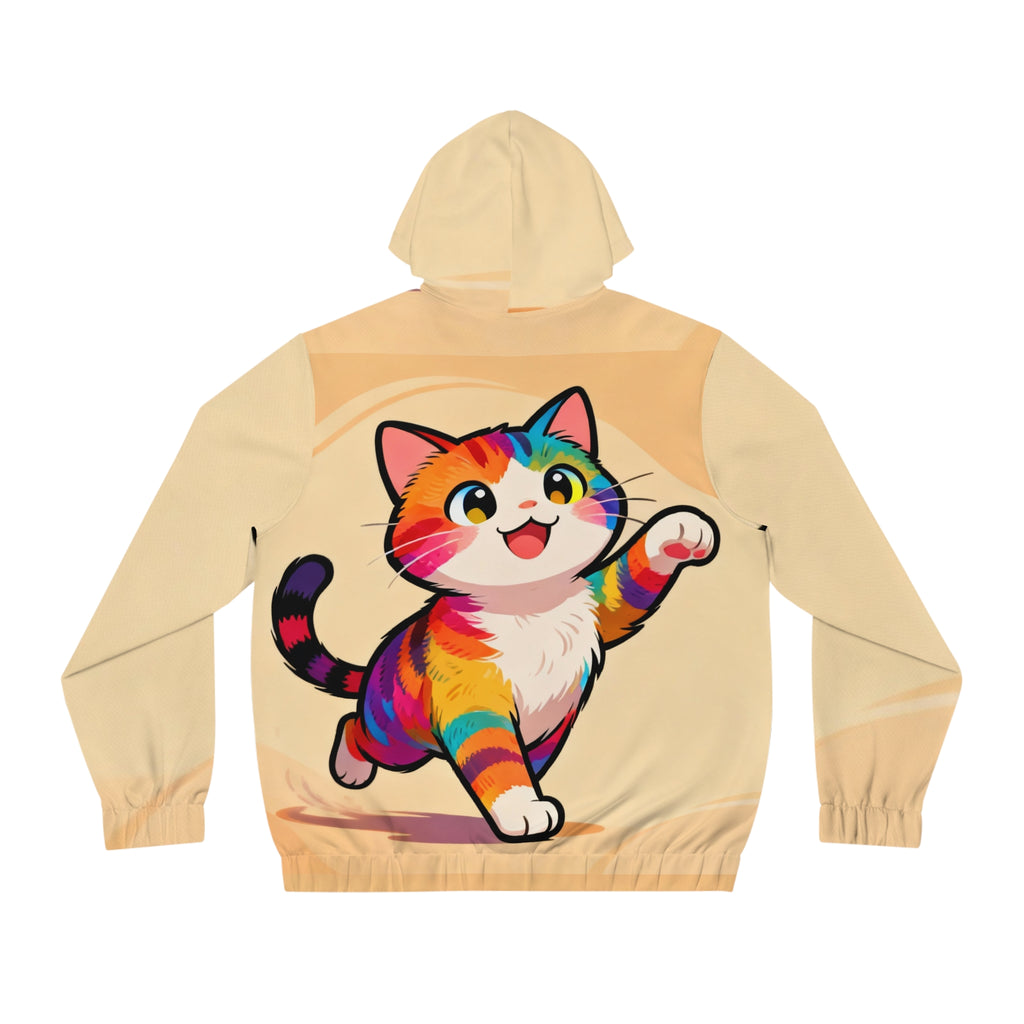 Moonie Men's Full-Zip Hoodie - The cat