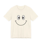 Unisex Jersey Short Sleeve Tee | Smile — a shirt that radiates positivity.