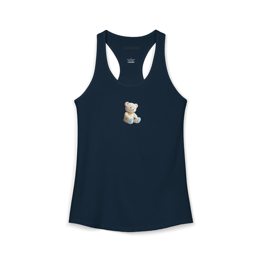 Moonie Women’s Ideal Racerback Tank | Cozy Bear Design