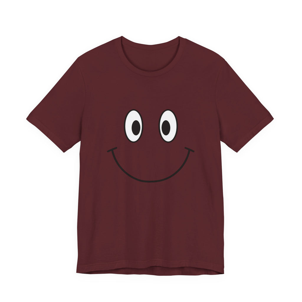 Unisex Jersey Short Sleeve Tee | Smile — a shirt that radiates positivity.