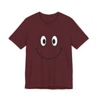 Unisex Jersey Short Sleeve Tee | Smile — a shirt that radiates positivity.