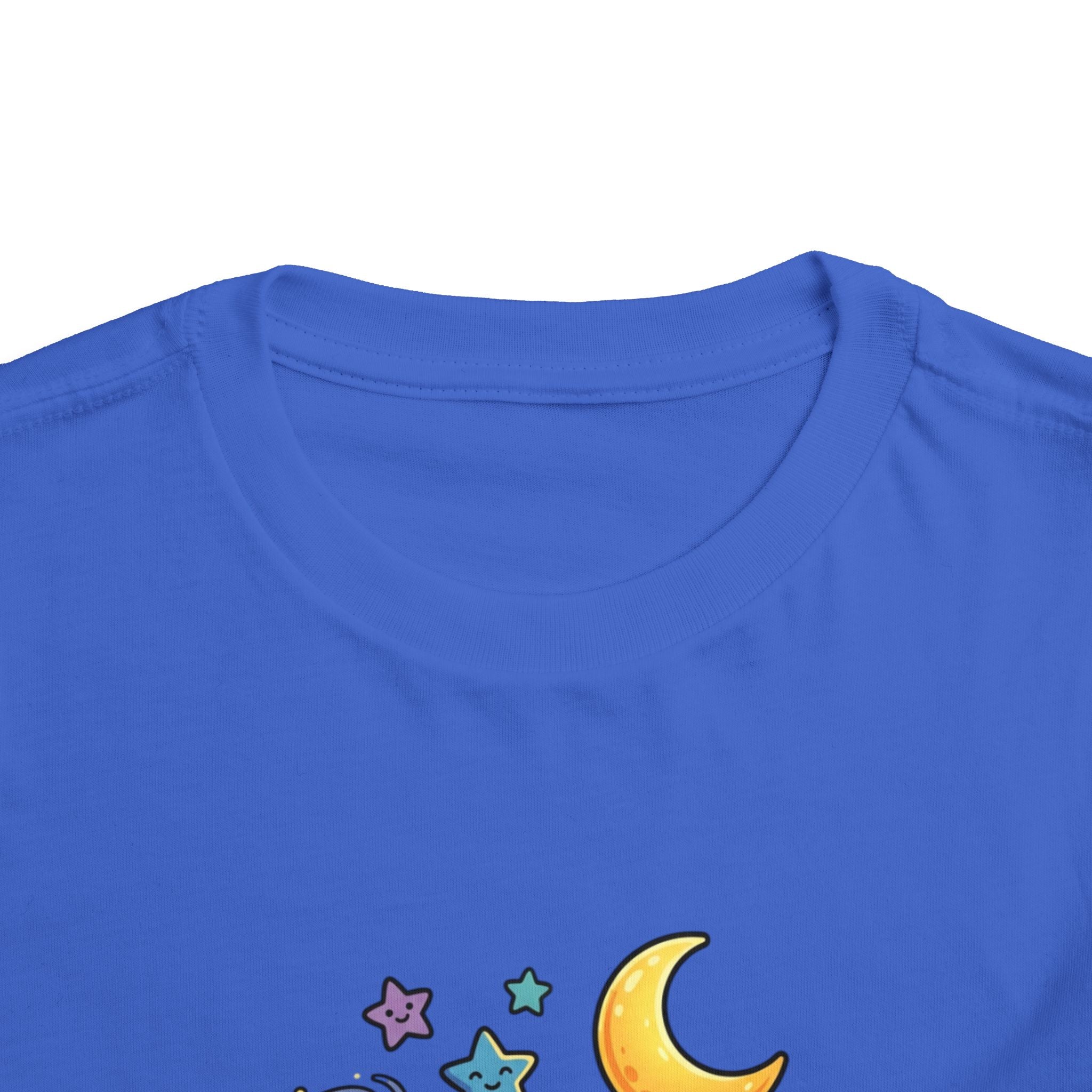 Moonie Toddler Short Sle  eve Tee – Cosmic Comfort for Little Explorers