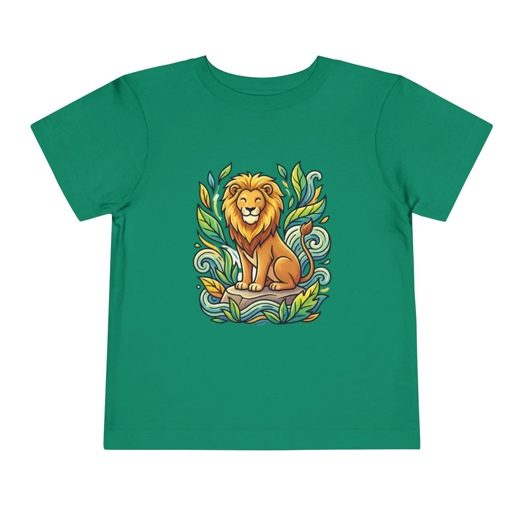 Moonie Toddler Short Sleeve Tee – Gentle Jungle Lion