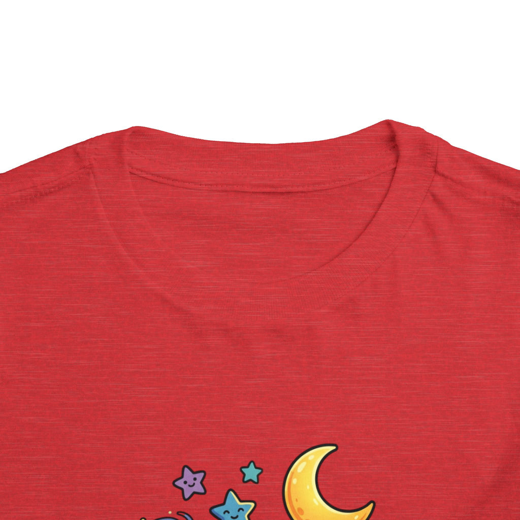 Moonie Toddler Short Sle  eve Tee – Cosmic Comfort for Little Explorers