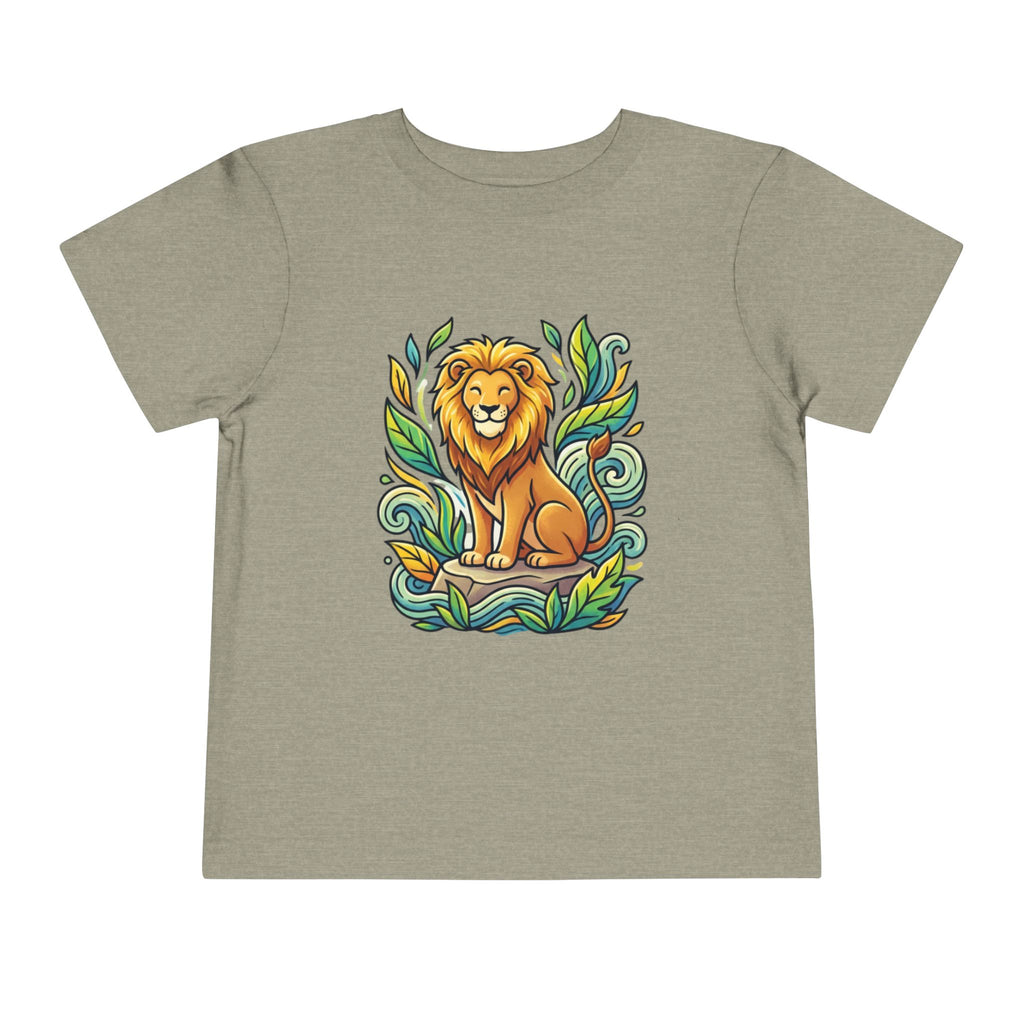 Moonie Toddler Short Sleeve Tee – Gentle Jungle Lion