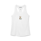 Moonie Women’s Ideal Racerback Tank | Cozy Bear Design