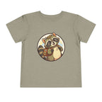 Moonie Toddler Short Sleeve Tee – Explorer Raccoon