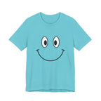 Unisex Jersey Short Sleeve Tee | Smile — a shirt that radiates positivity.