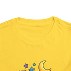 Moonie Toddler Short Sle  eve Tee – Cosmic Comfort for Little Explorers