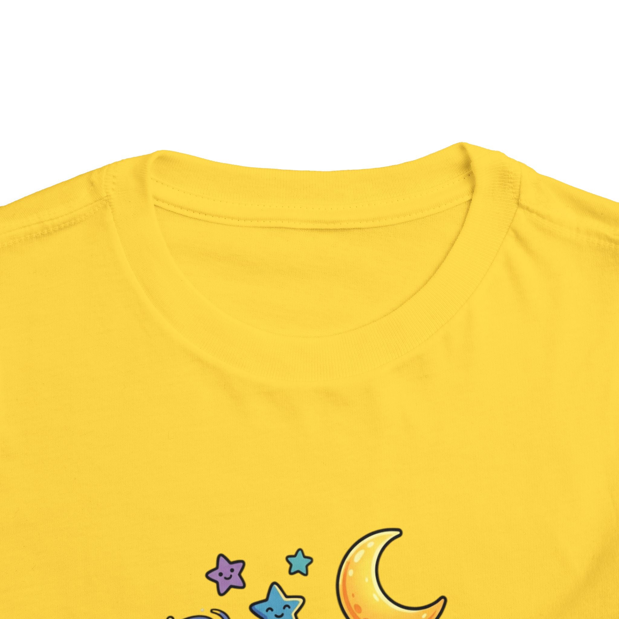 Moonie Toddler Short Sle  eve Tee – Cosmic Comfort for Little Explorers