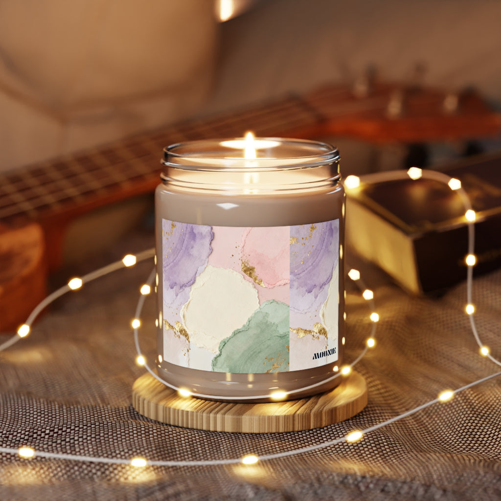 Moonie Scented Soy Candle – Pastel Bloom Edition, 9oz