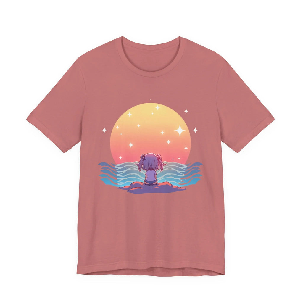 Moonie “Ocean Sun” Anime Tee