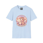 Women Softstyle Tee – Coffee & Horsie Charm