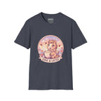 Women Softstyle Tee – Coffee & Horsie Charm