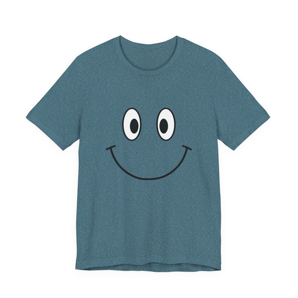 Unisex Jersey Short Sleeve Tee | Smile — a shirt that radiates positivity.