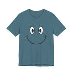 Unisex Jersey Short Sleeve Tee | Smile — a shirt that radiates positivity.