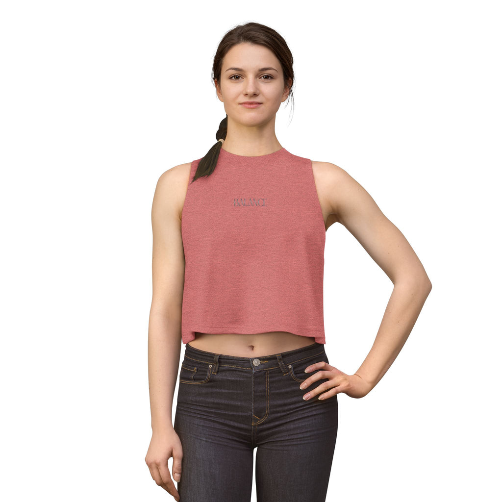 Moonie Women’s Crop Tank Top – Balance