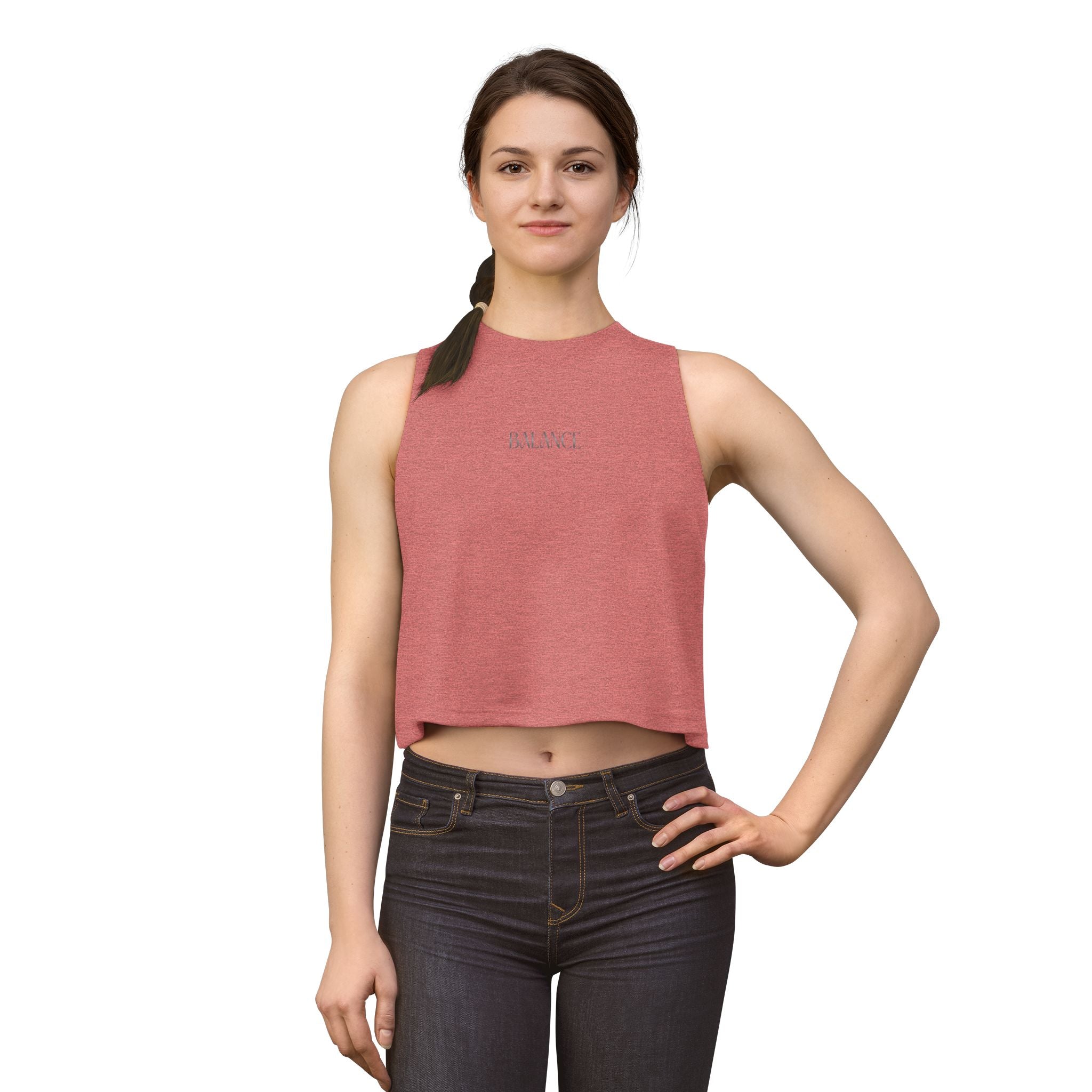 Moonie Women’s Crop Tank Top – Balance