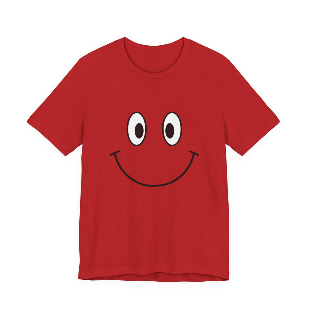 Unisex Jersey Short Sleeve Tee | Smile — a shirt that radiates positivity.