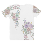 Women’s cotton crew neck t-shirt | Flowery Bloom